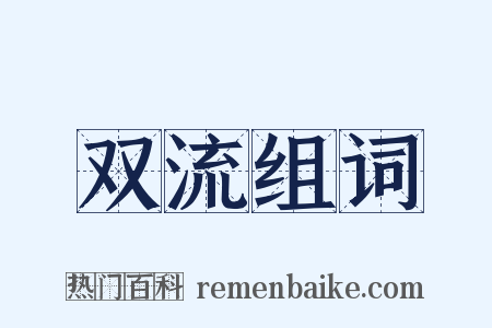 双流组词是什么意思的图片